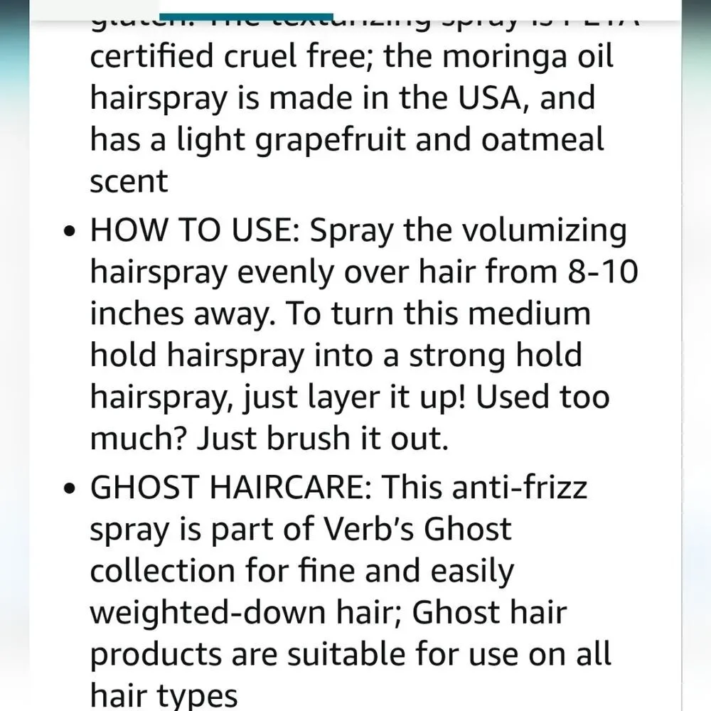 Verb Ghost Flexible‎ Hairspray
